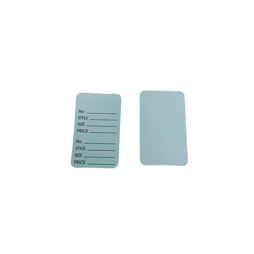 LIGHT BLUE 1000 PCS Large Perforated Hang Tags Coupon Price Paper Label Card