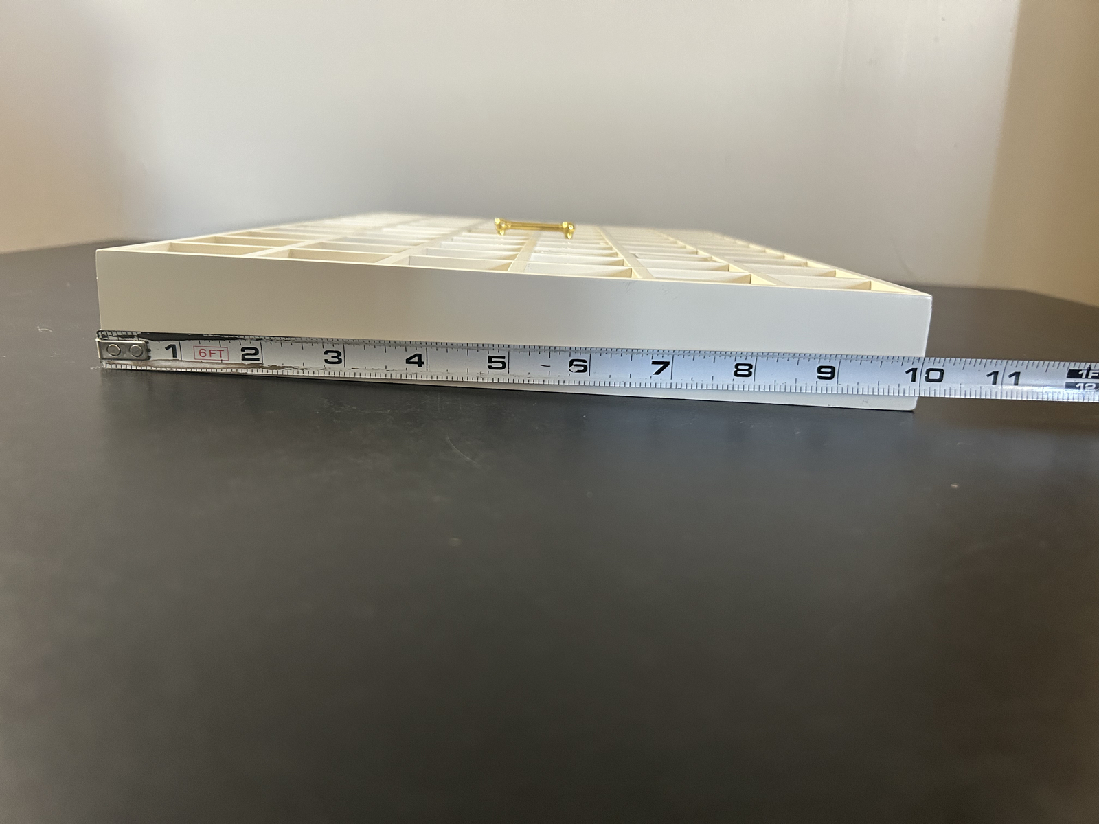 White Wooden Tray Display 60 Wells * for Gems, Rings & Charms* Pondora