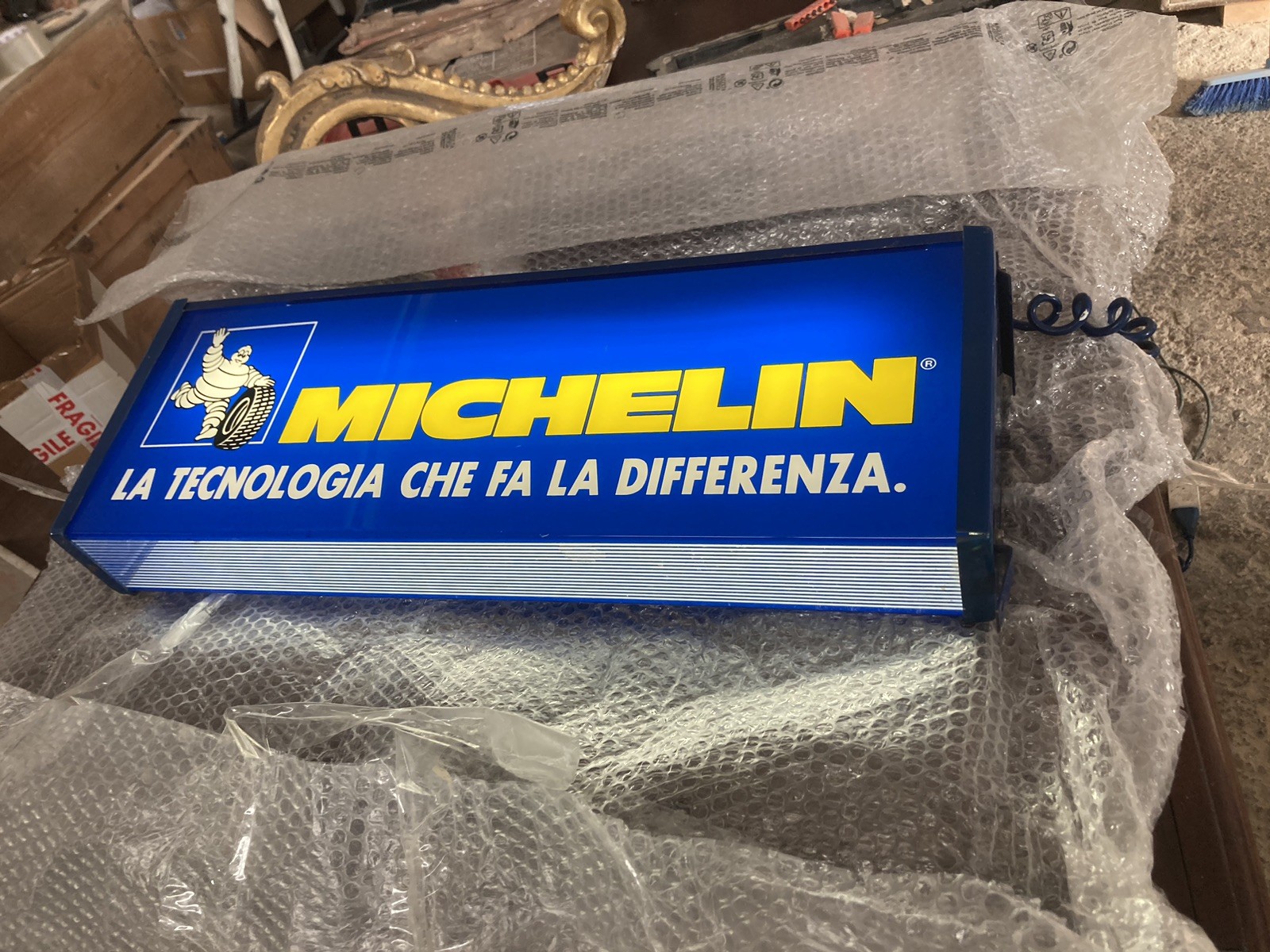 MICHELIN BIBENDUM LIGHT SIGN