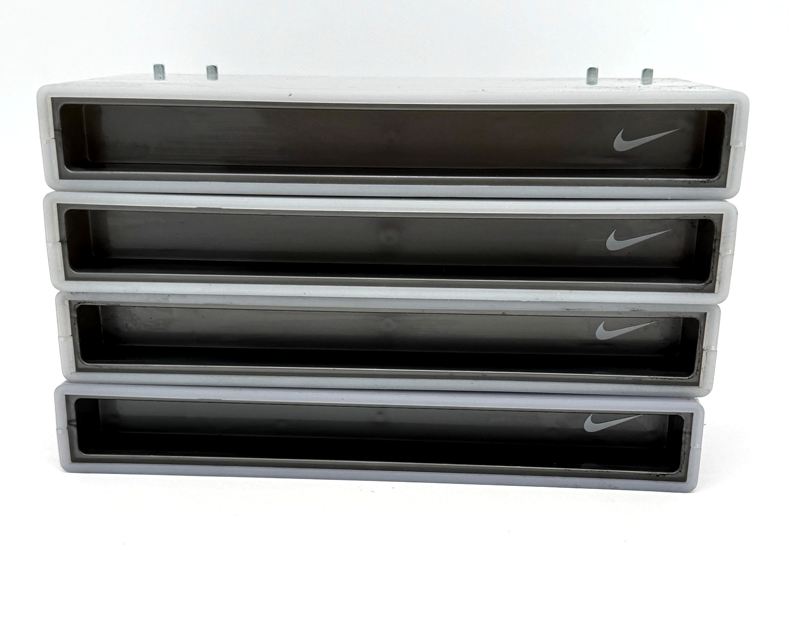 Nike Grey Slat Wall Shoe Displays – Lot Of 4 Y2K