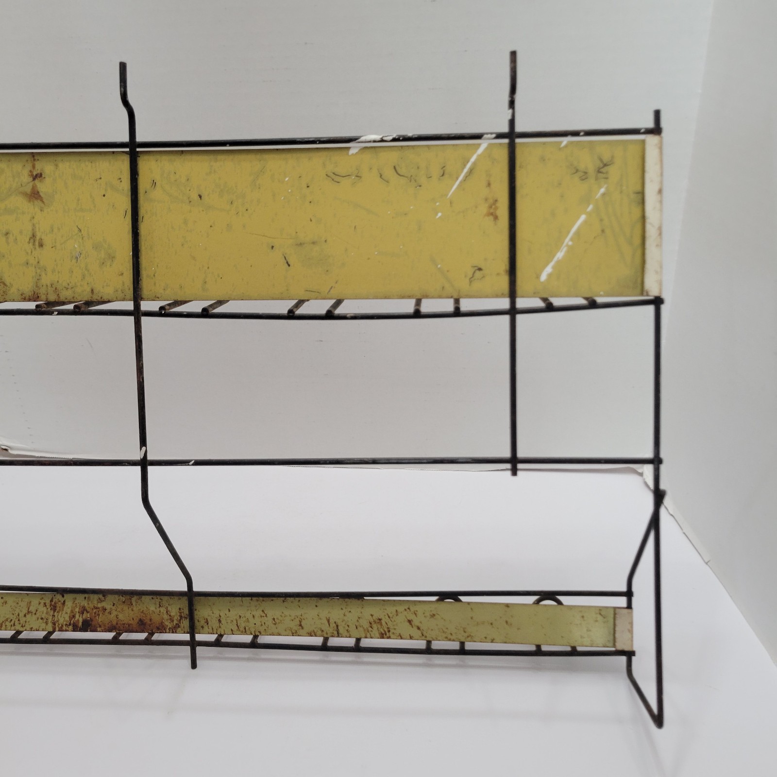 Vintage Nicholson Files Rasps Store Display Wire Rack Advertising Sign Pegboard