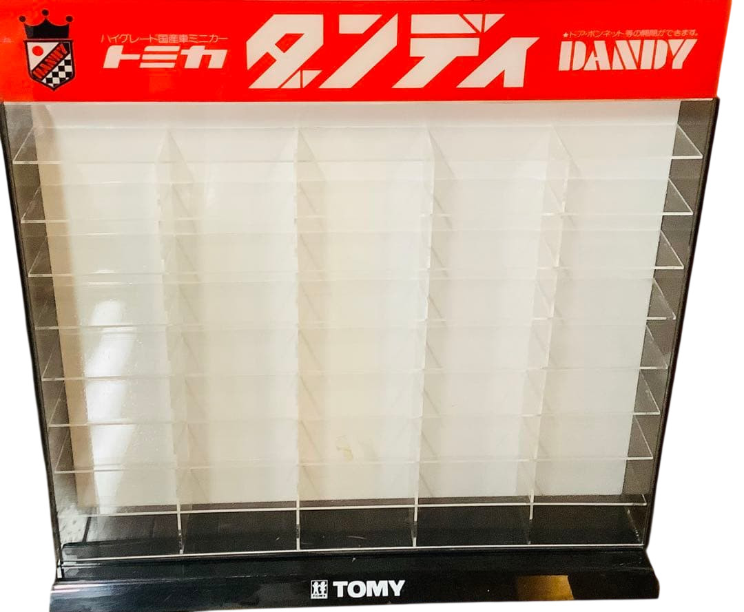 TOMY Tomica Dandy Series Mini Car In-Store Partitions Display Case