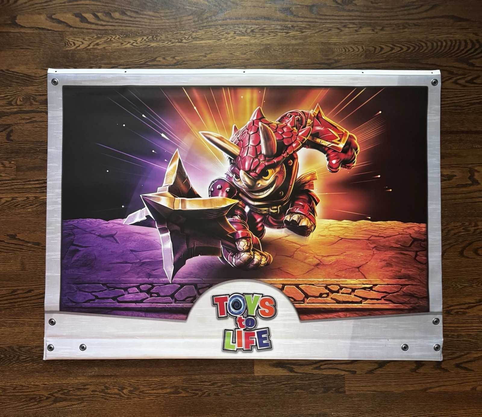 Vintage Toys R Us Vinyl Banner Toys To Life Skylanders