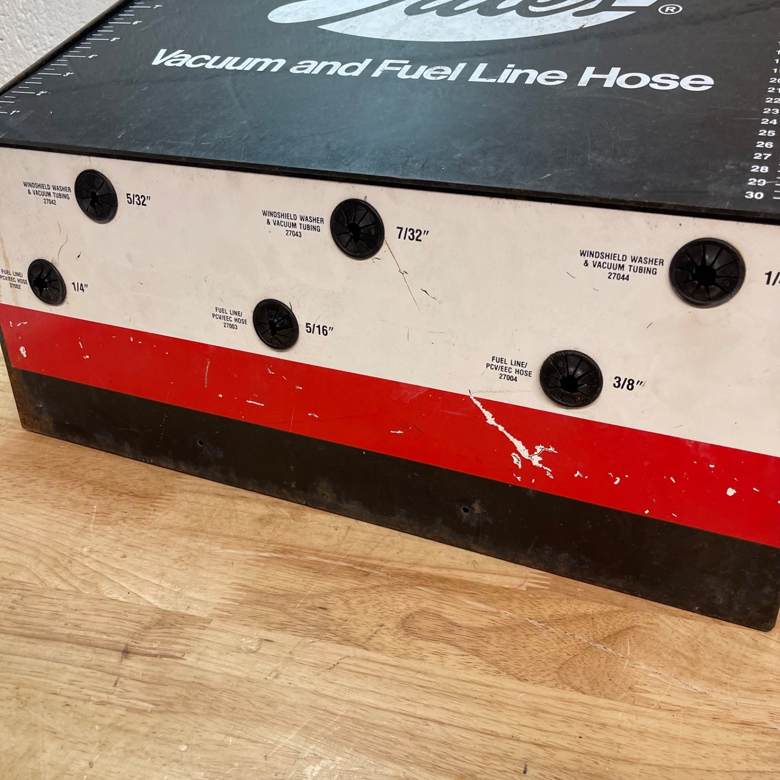 Gates Vacuum & Fuel Line Hose Metal Cabinet Display Merchandiser