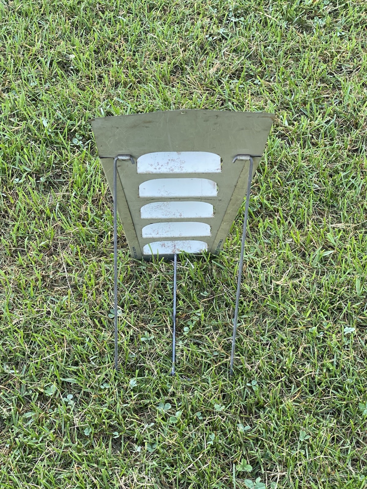 Eveready Metal Store Display Rack Sign for Flashlights & Batteries
