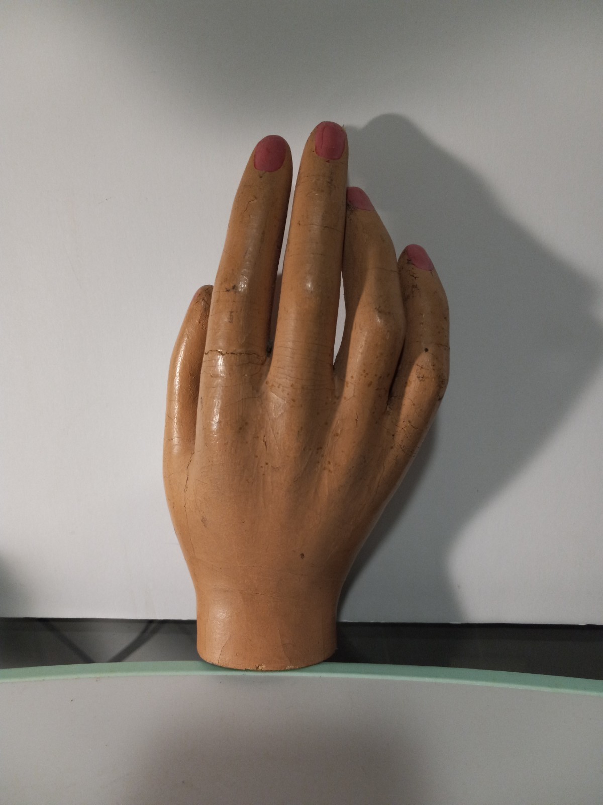 Antique Hand Mannequin Hand Store Display Advertising Sculpture