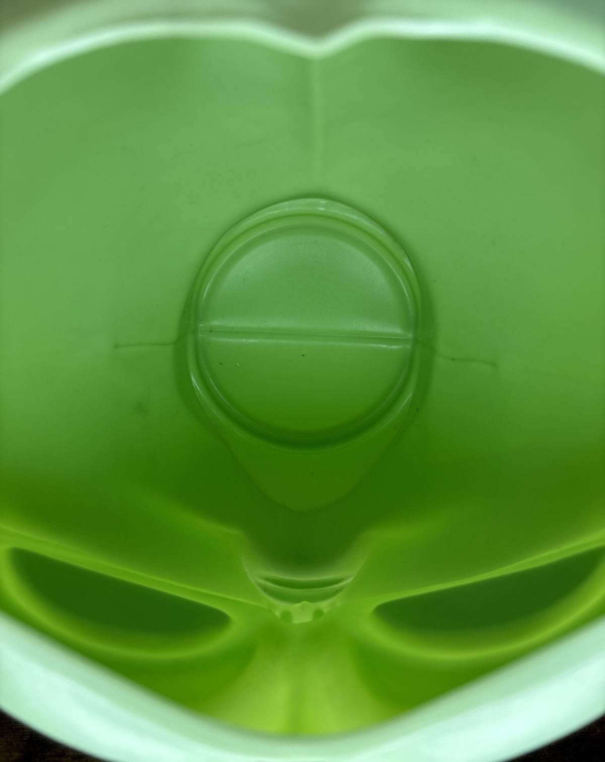 Vintage 1990’s “Alien Pops” Candy Store Green Display Plastic Container