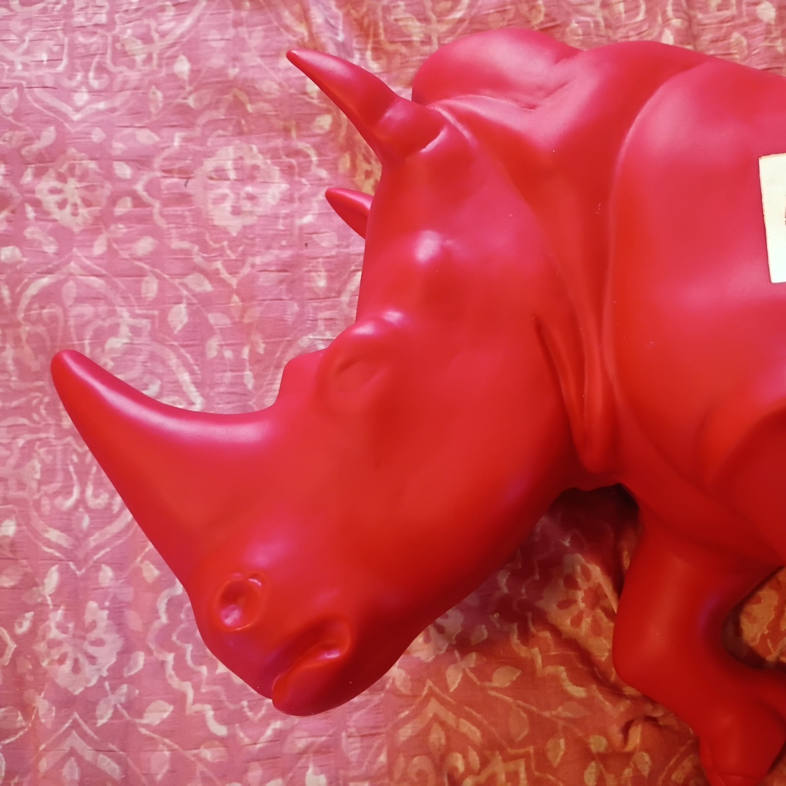 Marc Ecko UNLTD Red Rhino Display Figure Rare Streetwear Decor NEW