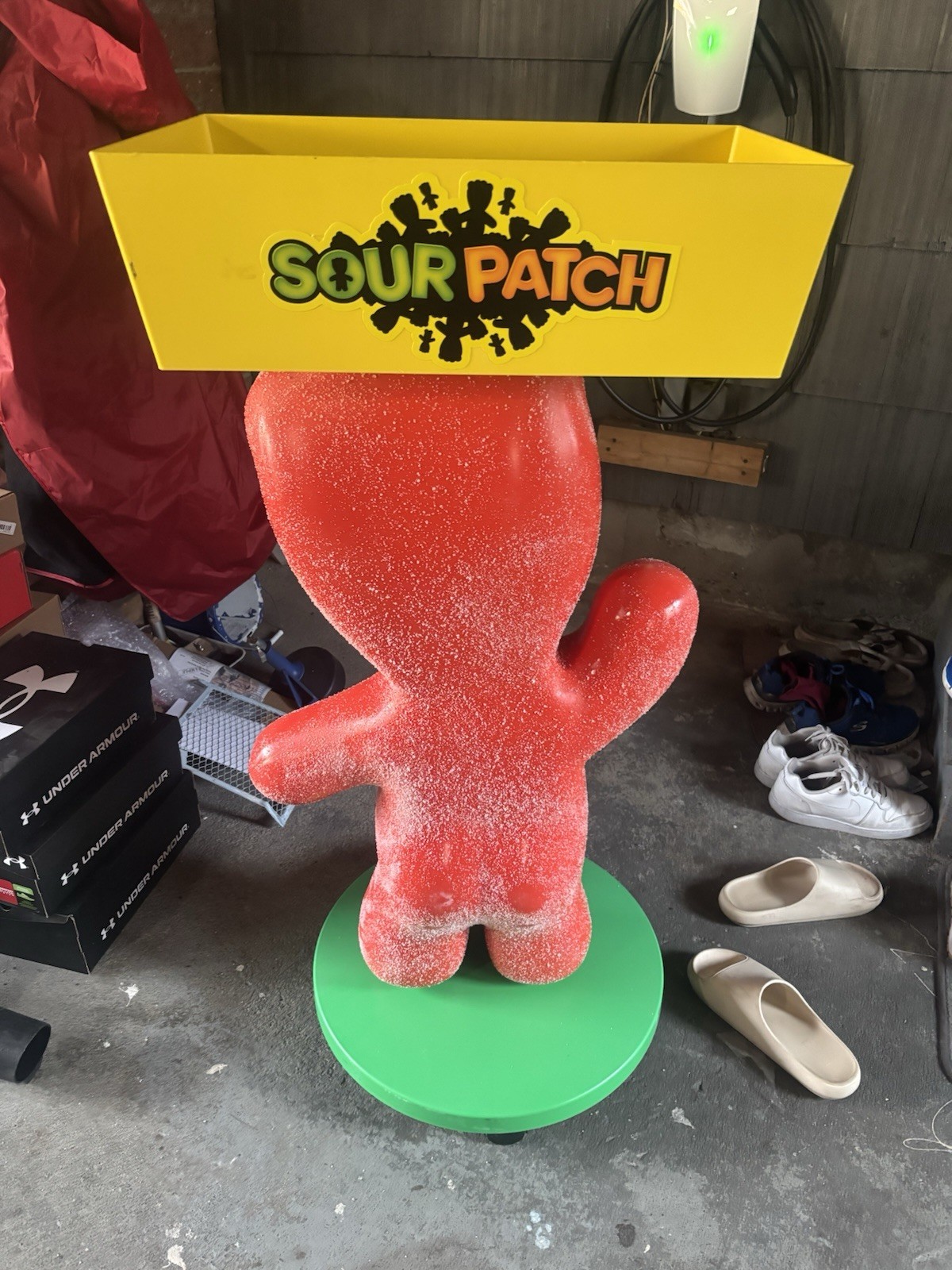 Sour Patch Store Display Stand Red Yellow Green Advertising Bin