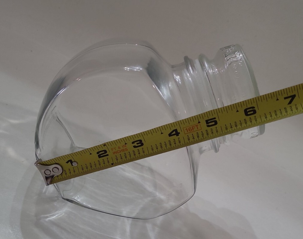 M&M Chocolate Candies United States Air Force 1947 40 years Glass Canister Jar