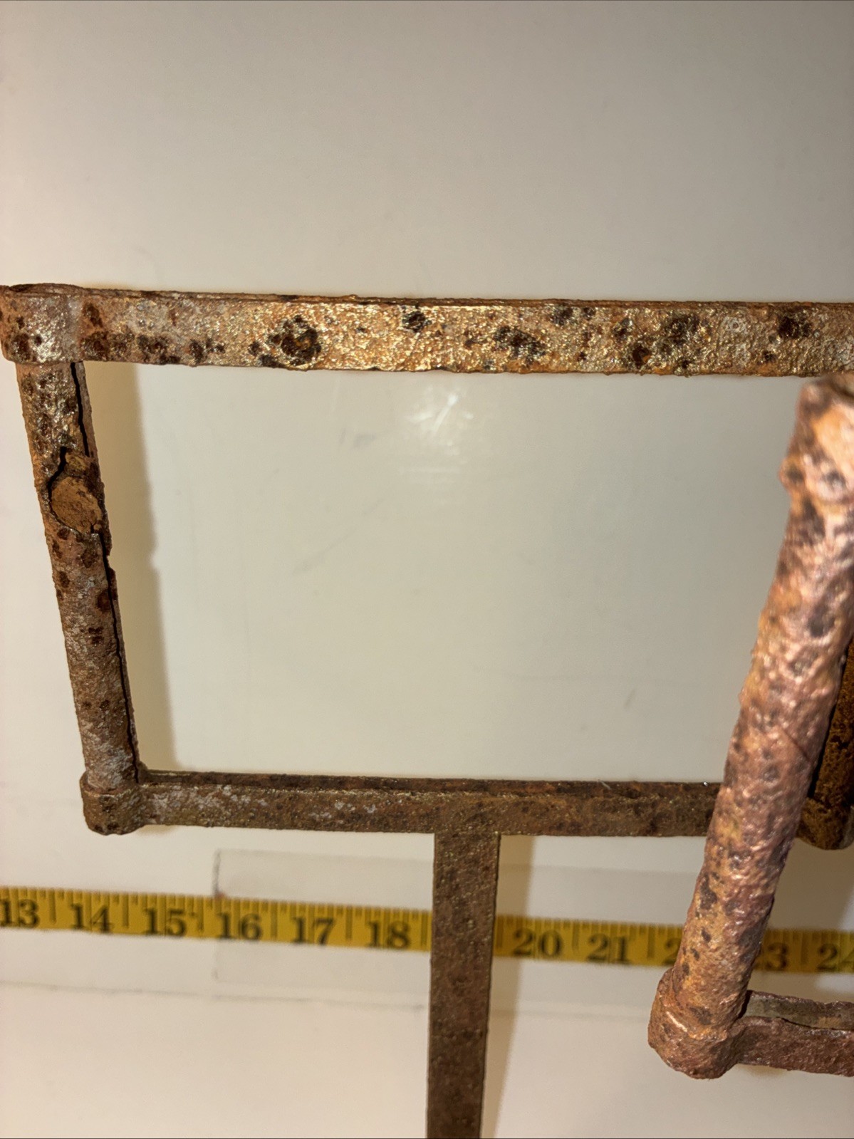 2 VTG 9.5” METAL STAND UP STORE SIGN Frames Post Card Size Openings