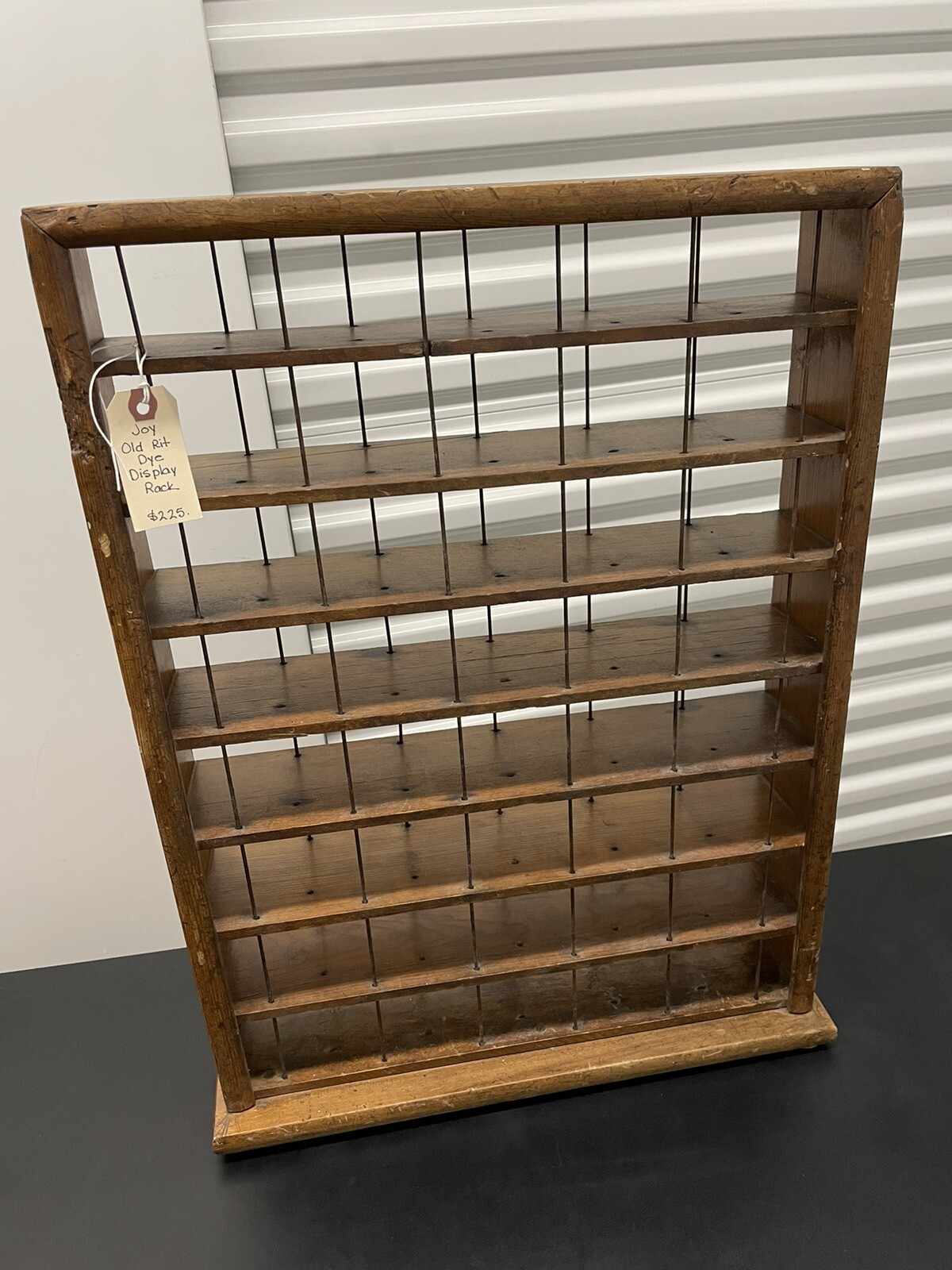 Original Antique All Purpose Rit Fabric Dye Store Display Rack Stand