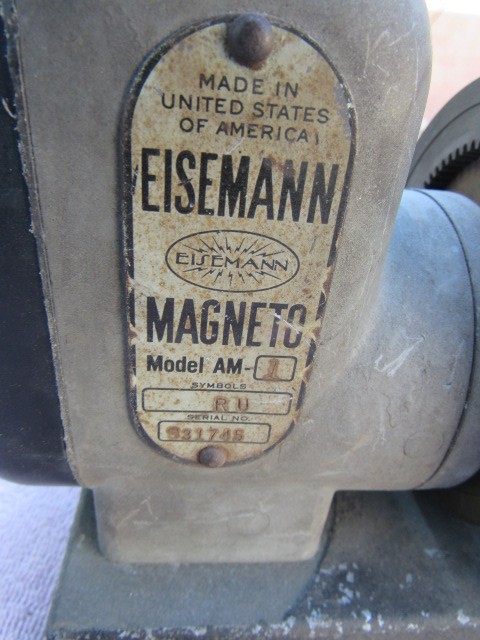 Eisemann magneto antique vintage counter top sales display? Hand crank. AM type