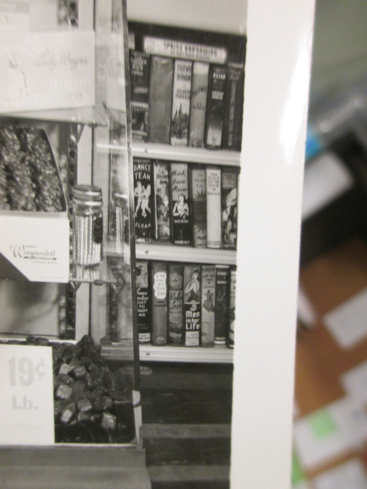 Aurora 1930s store candy bar display (1) photo Hershey’s Waynedell series books
