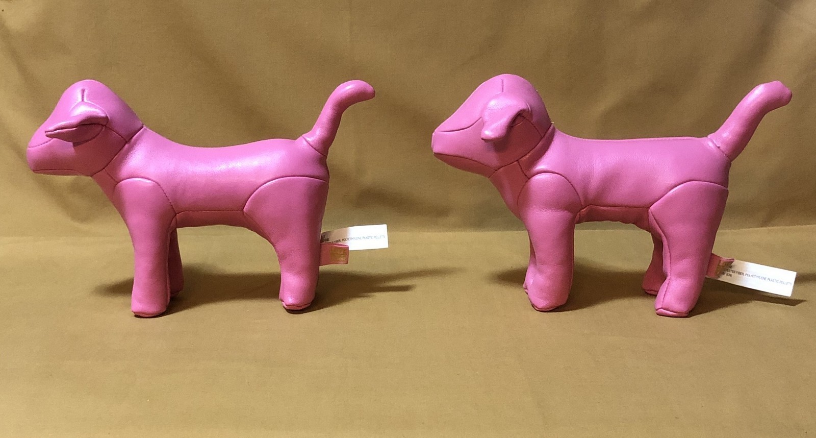 RARE Lot Victoria’s Secret PINK Dogs Faux Leather, Employee Only w/Box, Dog Tags