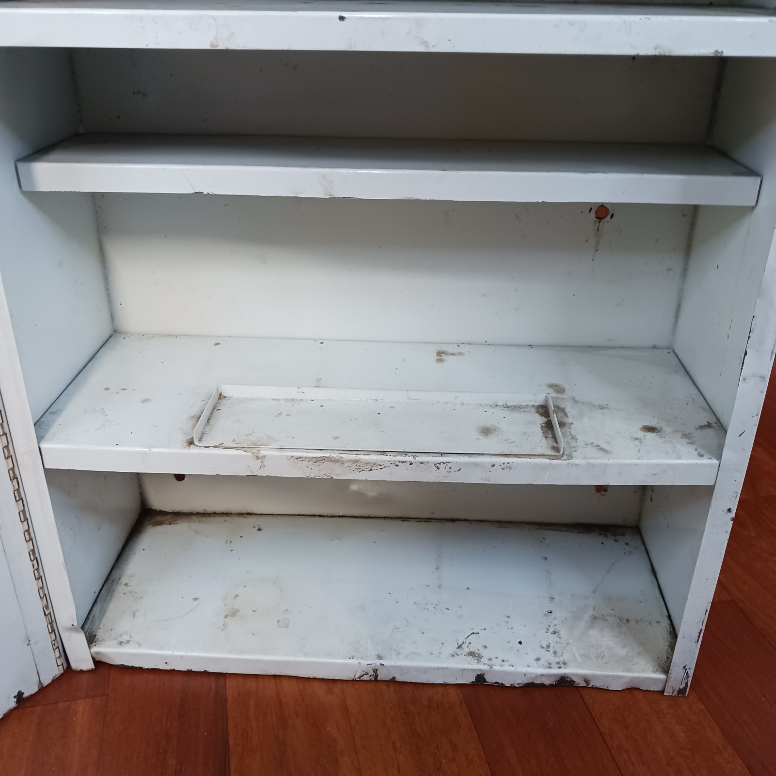 Vintage Store Display Cabinet United Delco Cooling System Service Thermostats