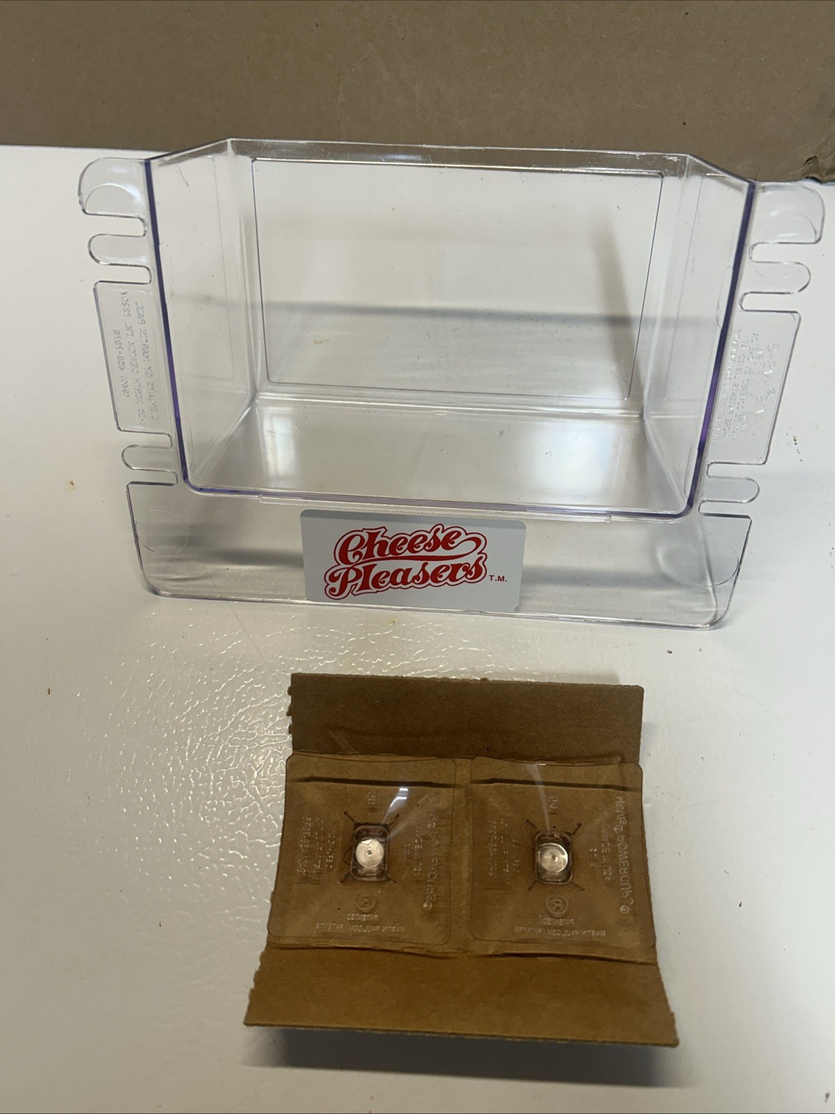Cheese Pleasers Cooler Door Acrylic Display