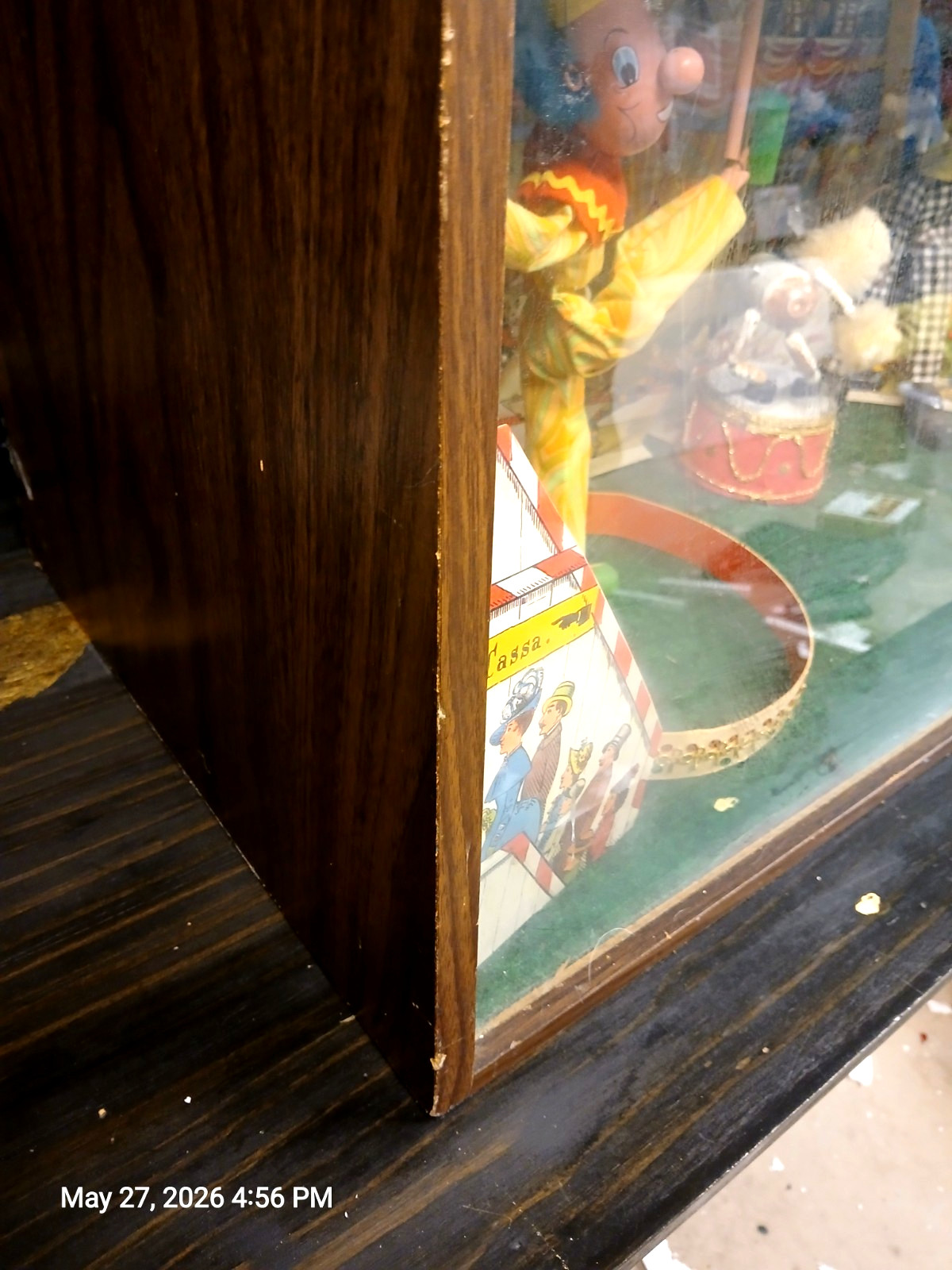 LARGE VINTAGE STORE TABLETOP CIRCUS ANIMATRONIC WORKS