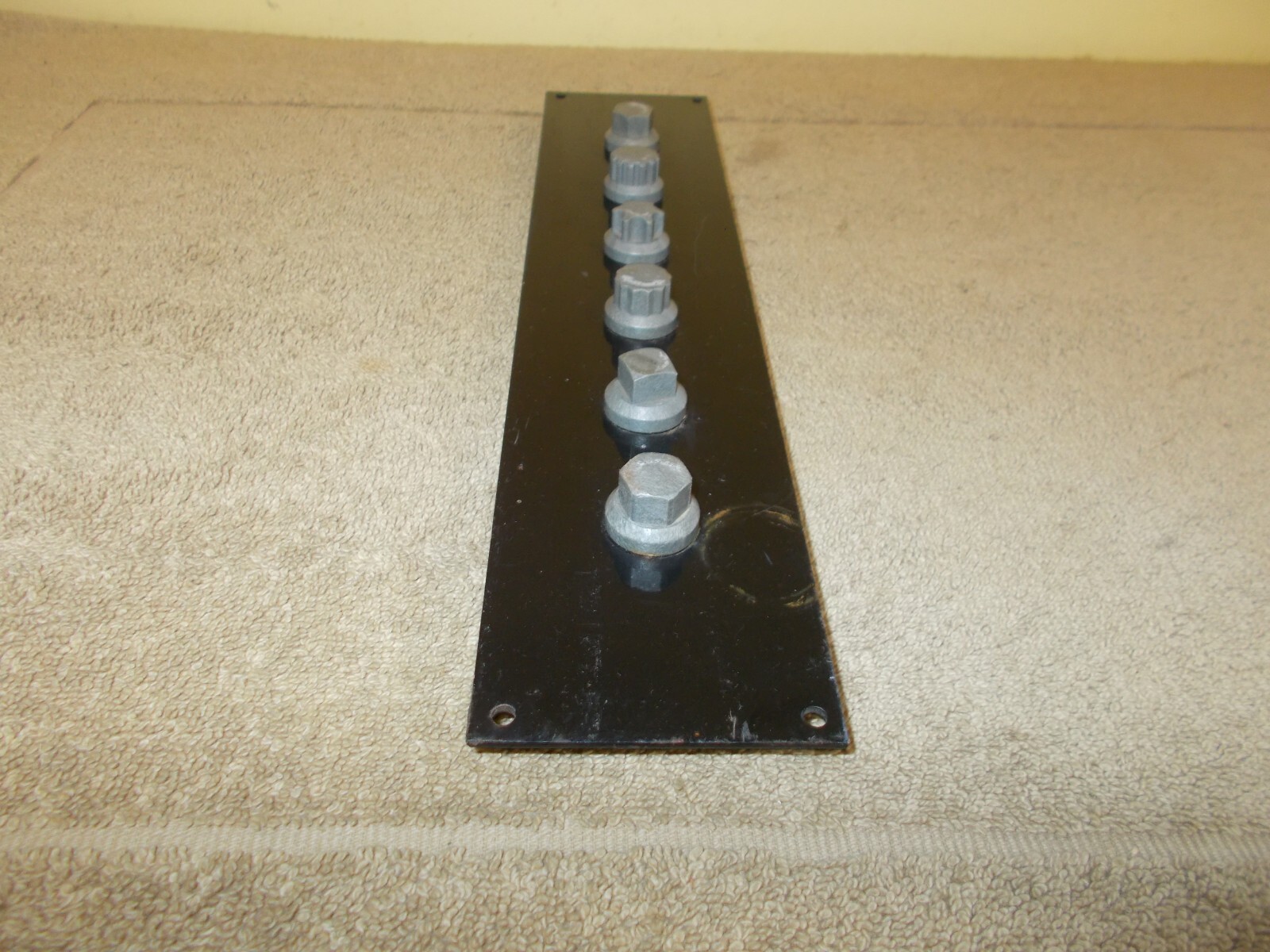 VTG UNKNOWN TOOL STORE DISPLAY SOCKET SCREW DRIVER STAR HEX SHAPE SAMPLES