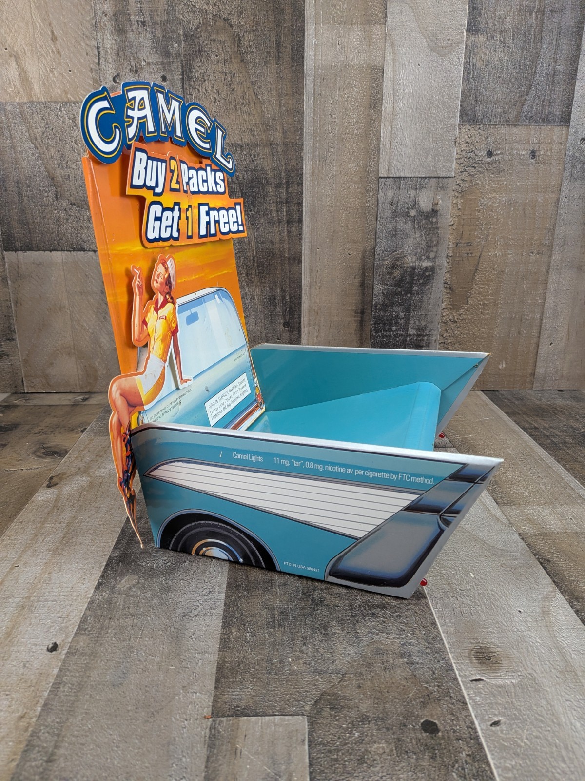 Vintage Camel Cigarette Light Up Store Display Tobacco Advertising WORKS!