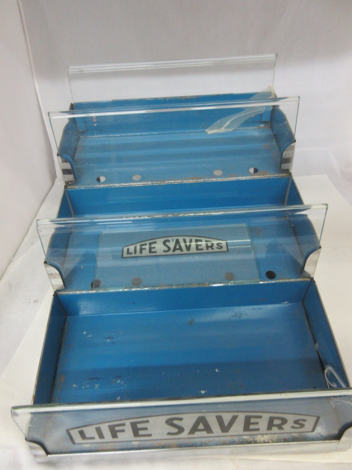 VINTAGE STORE ADVERTISING LIFESAVERS COUNTER BIN DISPLAY 115-L