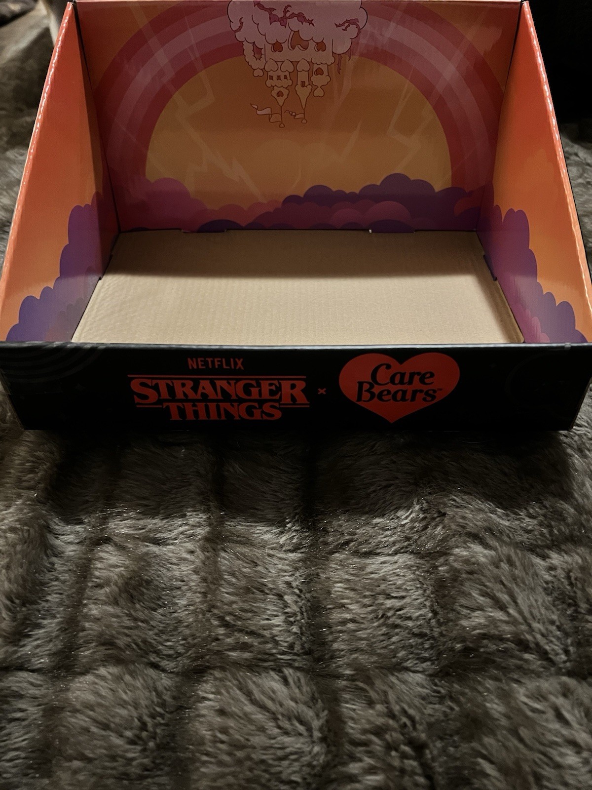Netflix Stranger Things x Care Bears Store Display Box for Collectibles ￼