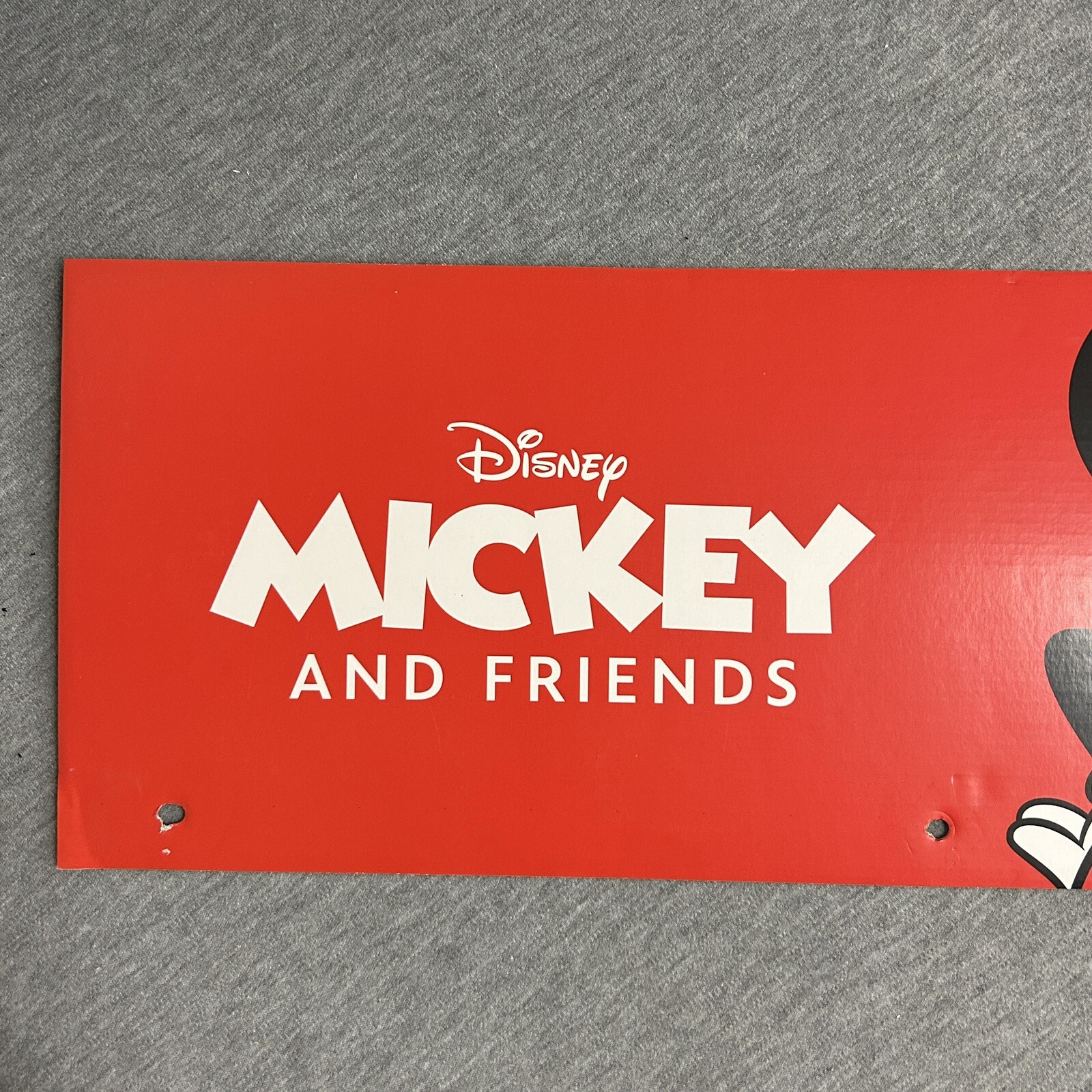 2024 Spirit Halloween Display End Cap 24″ x 8″ – Disney Mickey and Friends
