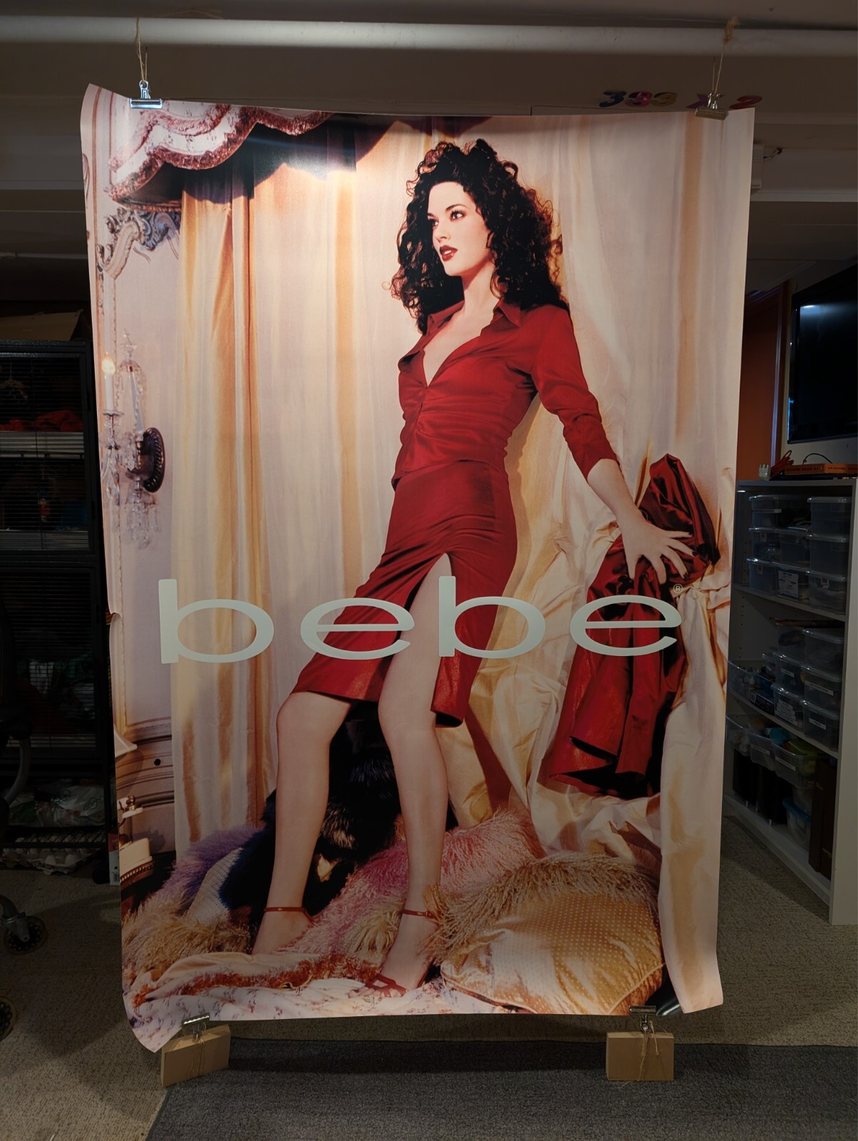 Alice Dodd 68×47 bebe Poster Fashion Runway Model Banner Store Ad Art 2000