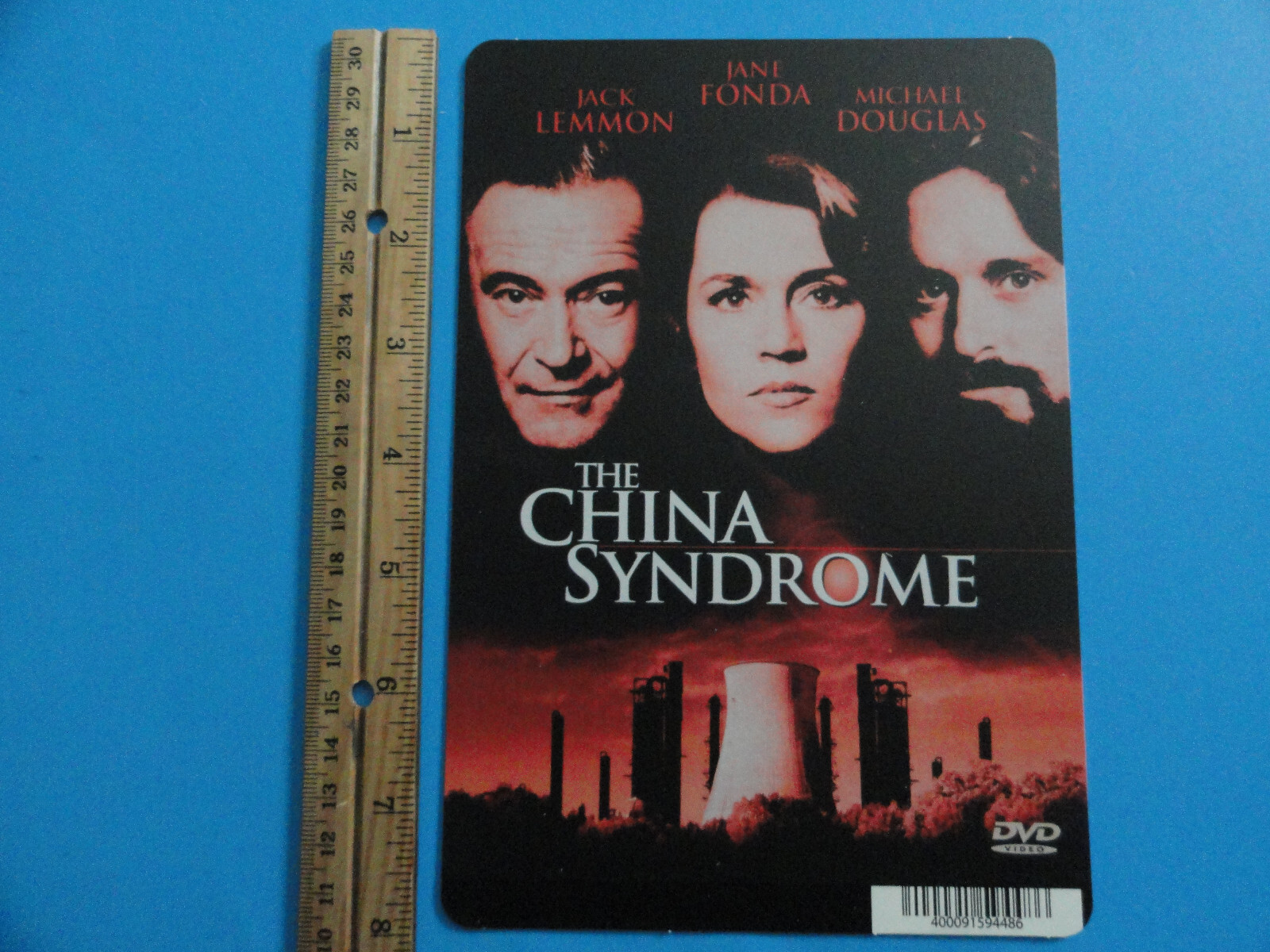 THE CHINA SYNDROME – MICHAEL DOUGLAS – BLOCKBUSTER VIDEO BACKER CARD 5″X8″