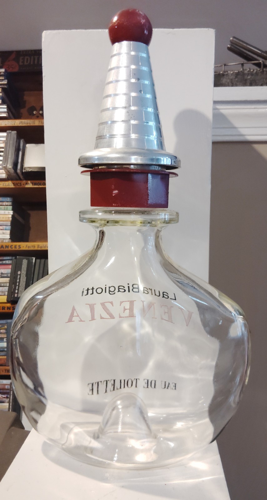 Venezia Store Display Glass Bottle/Laura Biagiotti/15 x 9 x 5/Eau De Toilette