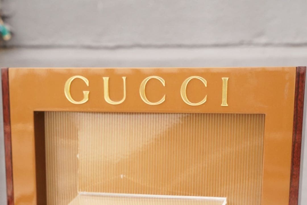 Gucci Display Shelf Vintage 1980s W 350mm D 180mm H 390mm From Japan