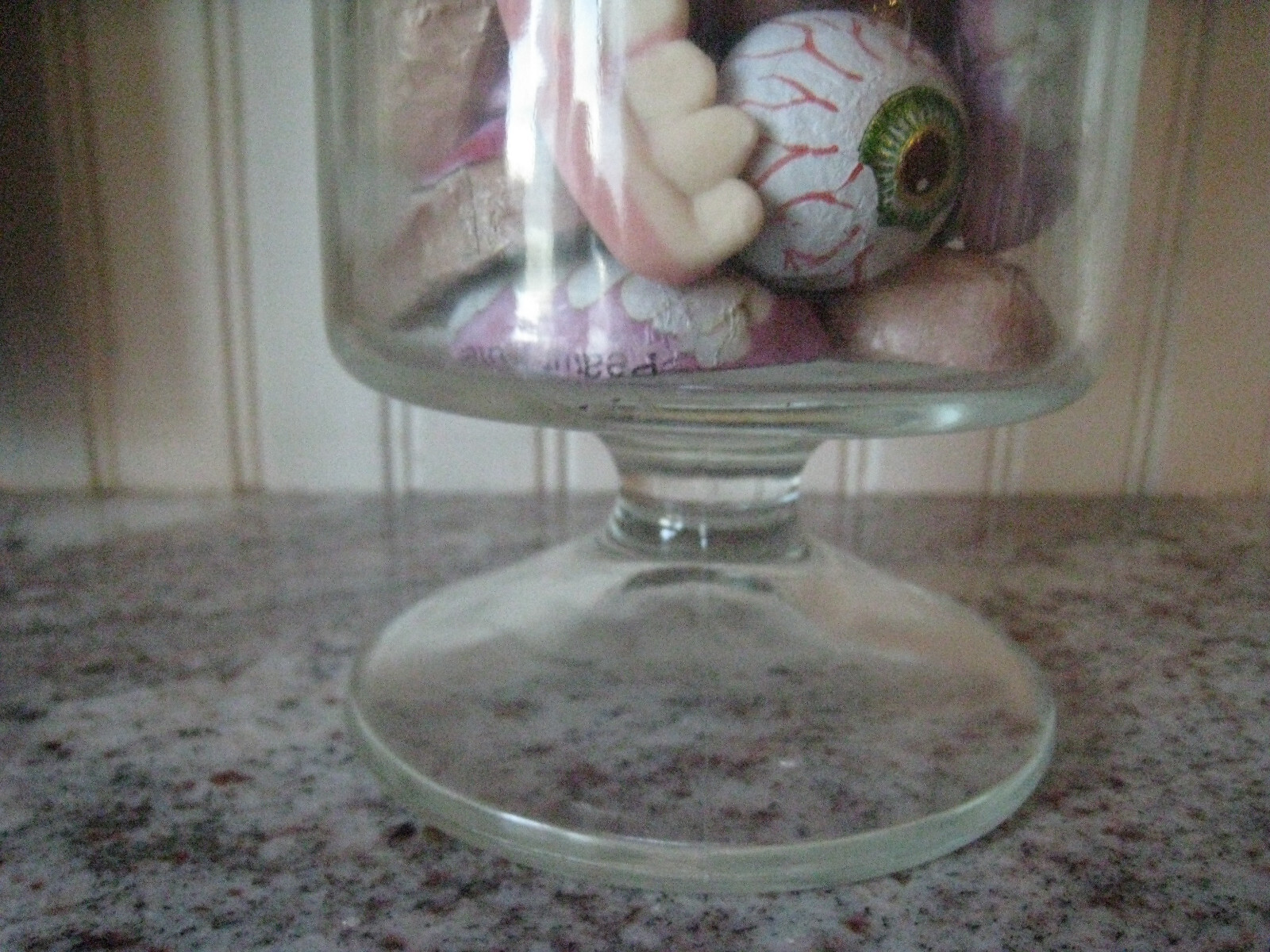 Vintage Pedestal Apotecary Display Jar Pointed Lid 13″ ~ REDUCED