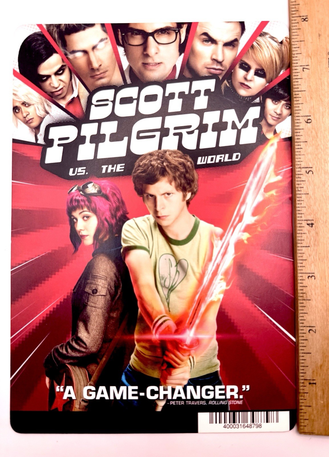 RARE Vintage BLOCKBUSTER VIDEO Store – Scott Pilgrim vs. The World Backer Card!