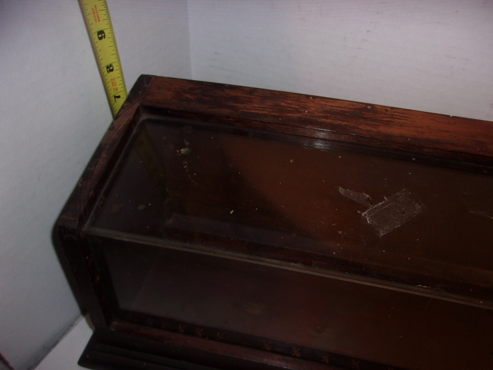 1890’s Antique A Stein and Company General Store Counter Display Wood Glass Case