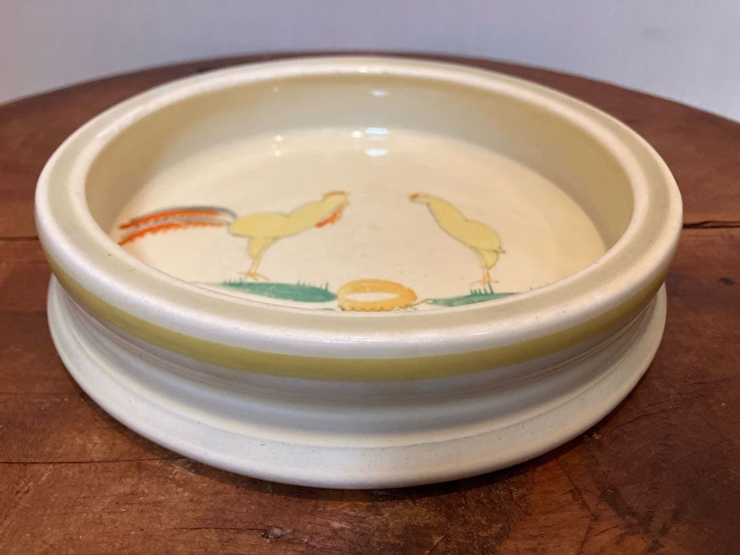 Susie Cooper 1930s Hand Painted Vintage Children Plate Bowl Antique