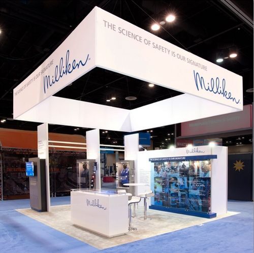 Customize Overhead Hanging Banner Trade Show Ceiling Sign Exhibition Display