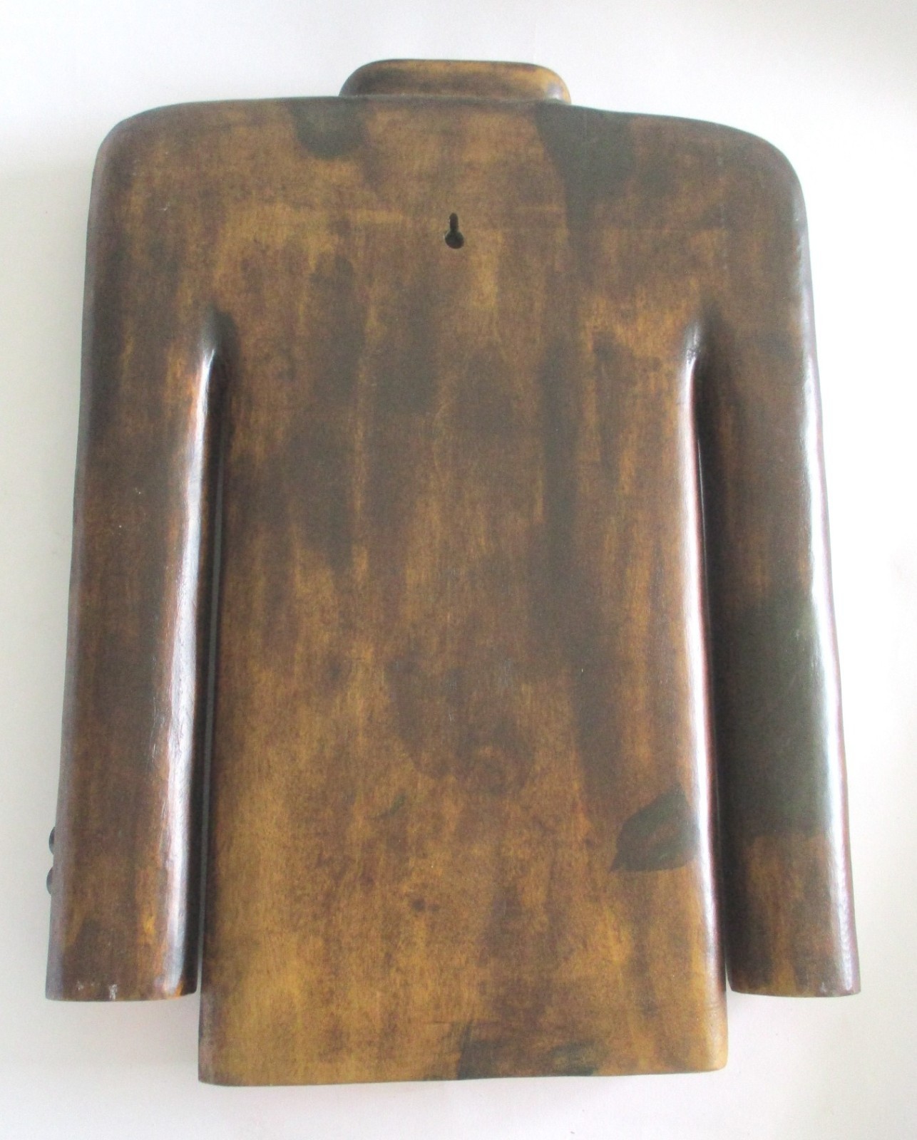 OLD ADVERTISEMENT WOODEN COAT TAILOR’S TRADE SIGN STORE DISPLAY