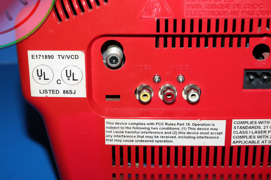 Nintendo 64 STORE DISPLAY 9″ RED TV CRT off KB Toy Kiosk Sign Shelf Demo Cabinet
