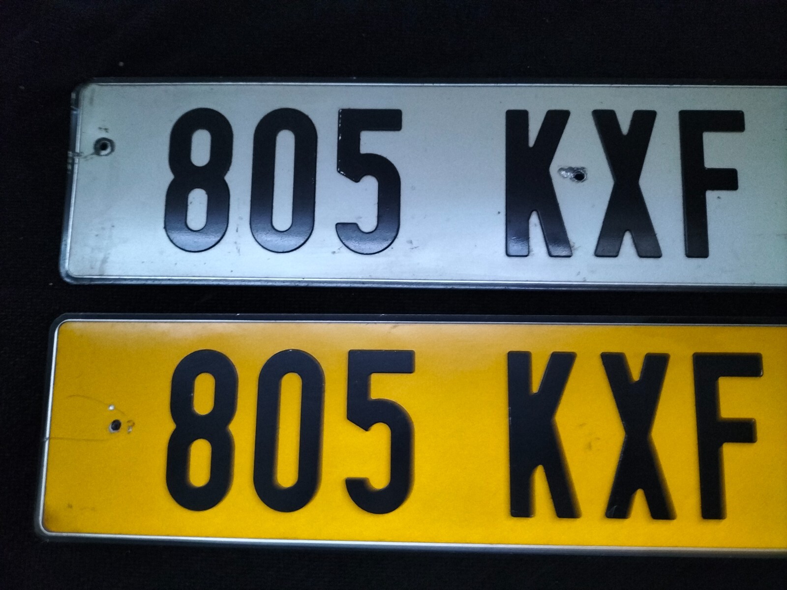 Original Vintage Paris France Car License Plate Modernism for Collectors
