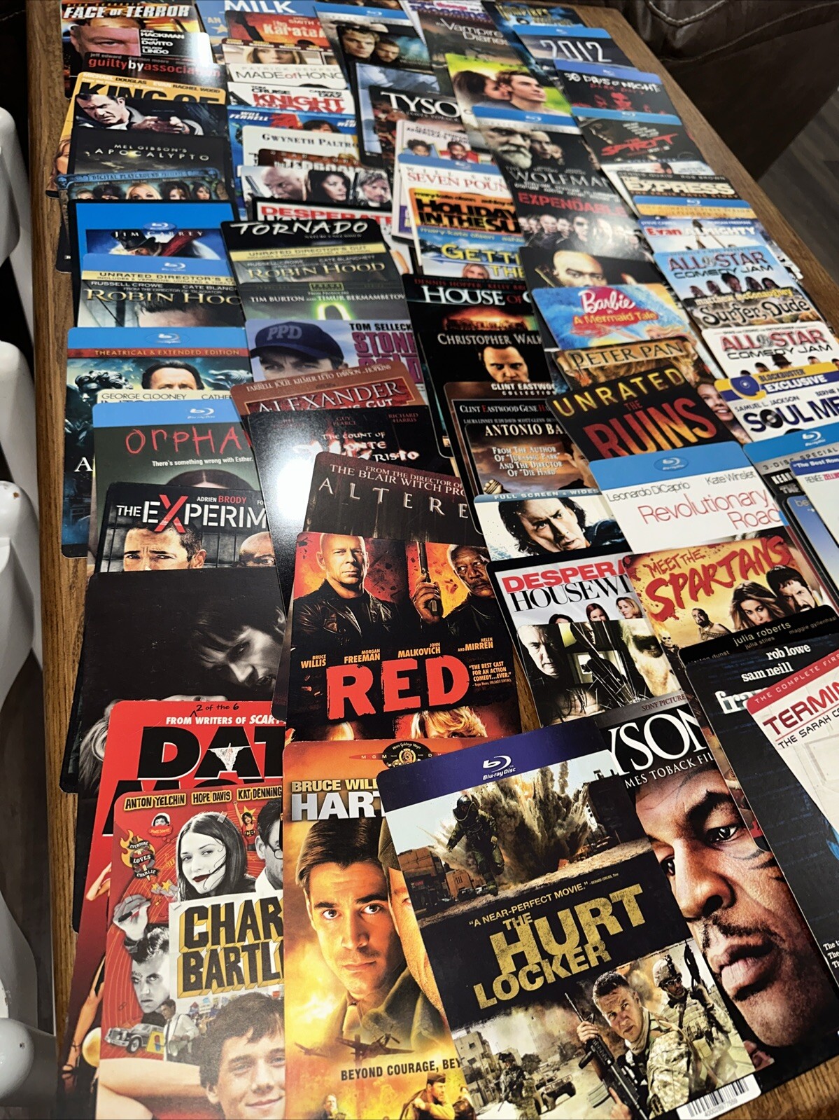 Huge Lot of 95 VIDEO Rental Store Movie Backer Cards 5.5 “X 8″ NO MOVIES