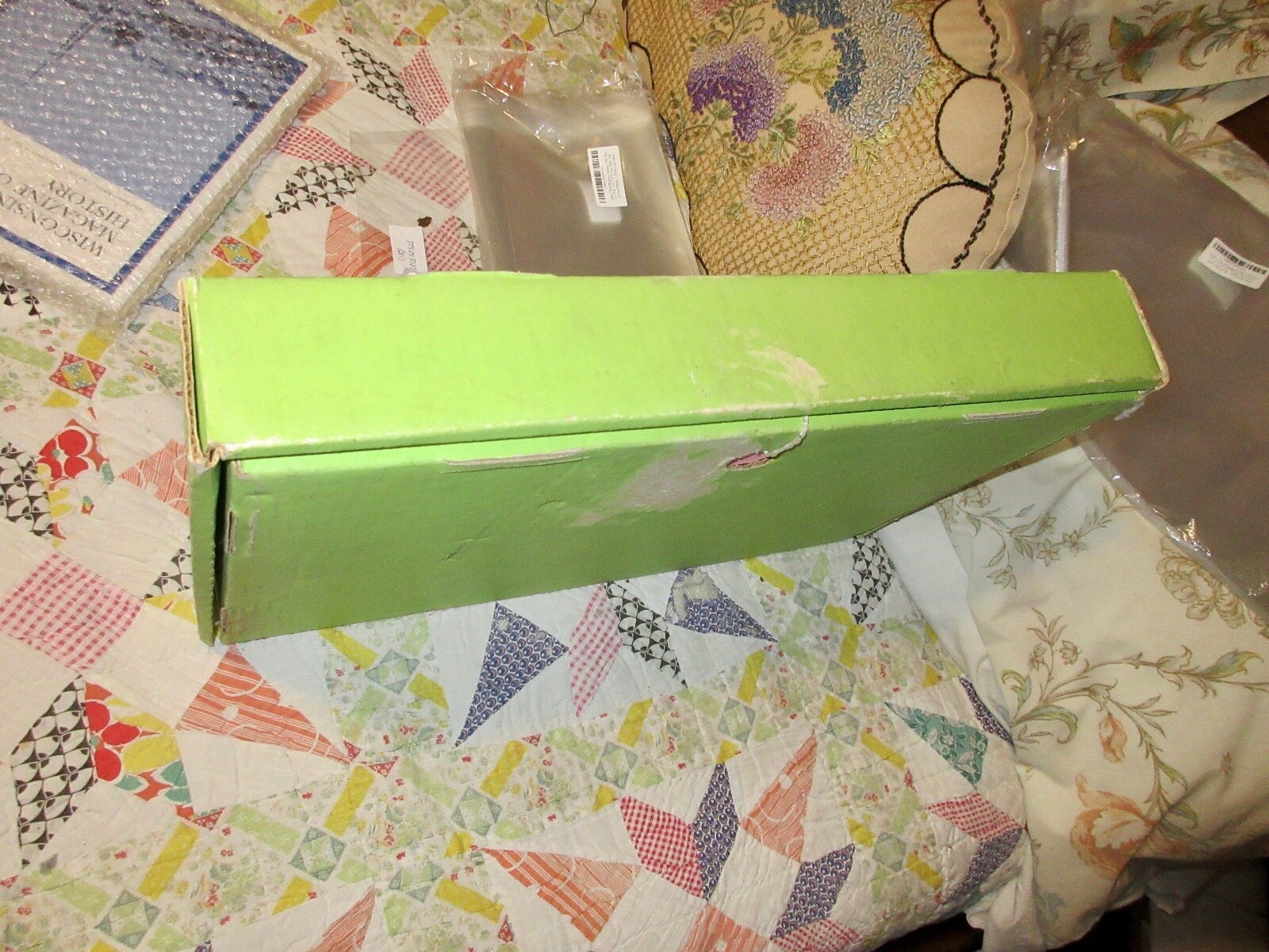 Vintage JEWEL Store Counter Display Box Salesman1950s CHILDRENS CLOTHES11x18x2.5