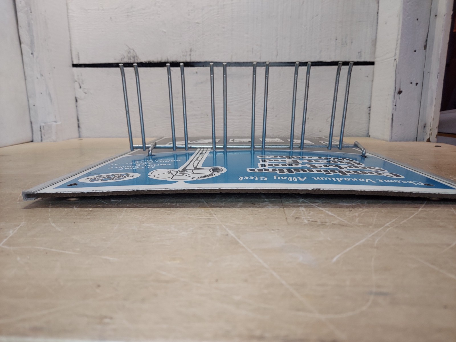 Vintage Globemaster Store Display Peg Board 15.5×12 Rare Store Wall Advertising