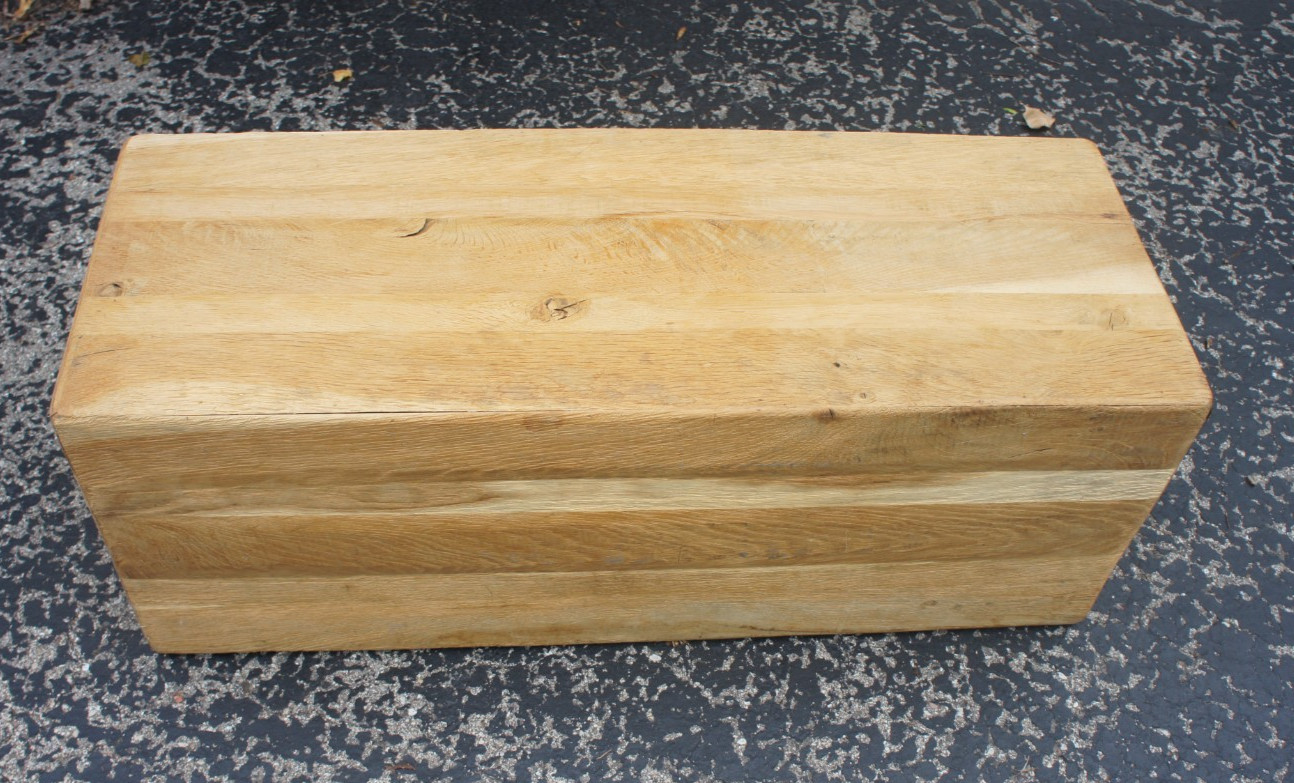 Vintage Wooden Block Pedestal Stand Prop Pillar Retail Display 32x12x12 HEAVY