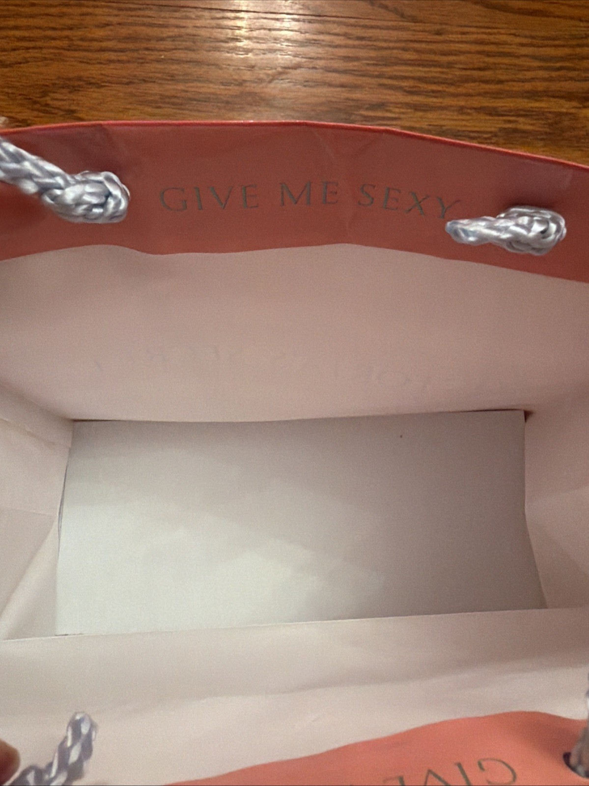 Vintage Y2K Victoria Secret Store Gift Shopping Paper Bag Rope Handles 7.5”x6”