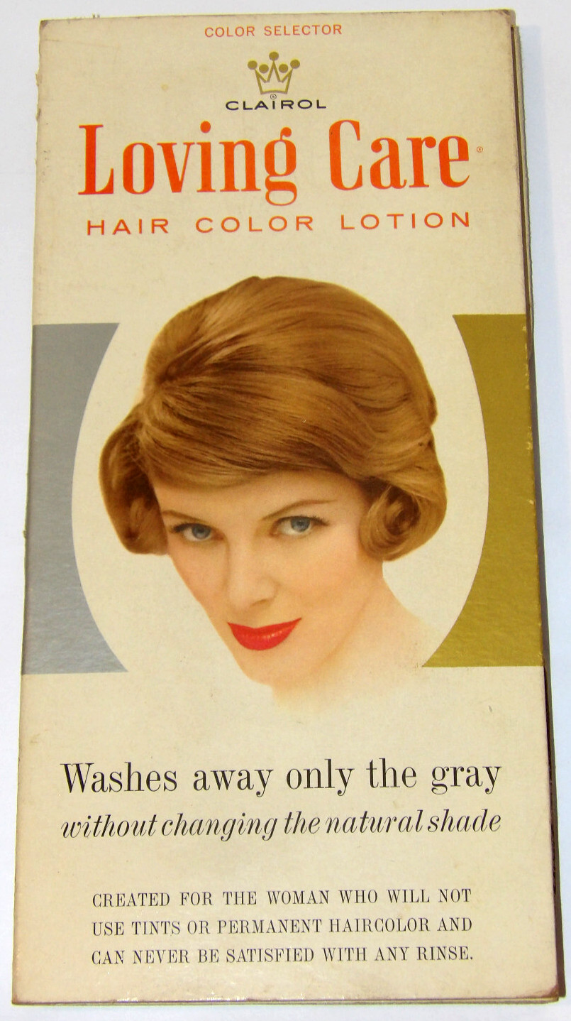 VTG 1961 CLAIROL LOVING CARE COLOR SELECTOR BEAUTY PARLOR FOLDING STORE DISPLAY!