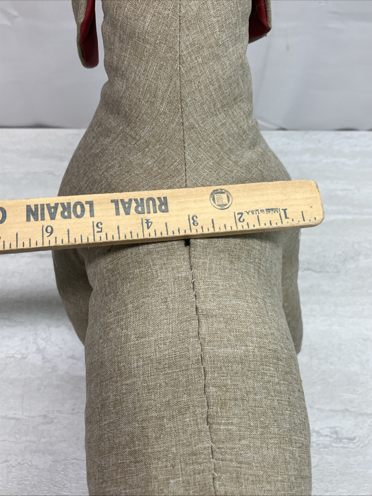 KURGO Dog Gear Model Store Display Mannequin Tan Red Feet Pads Preowned