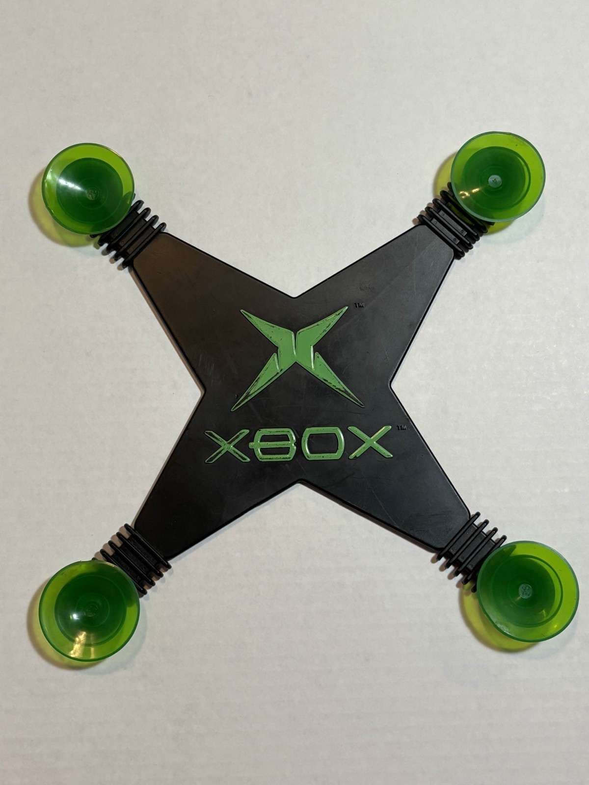 Microsoft Original Xbox Logo X Window Sign Suction Cup Store Display Promo Rare