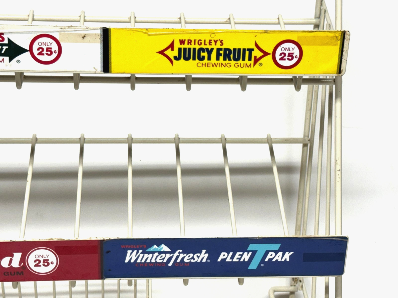 Vintage Original Wrigley’s Gum Advertising Store Display Rack Metal – B & G Bar