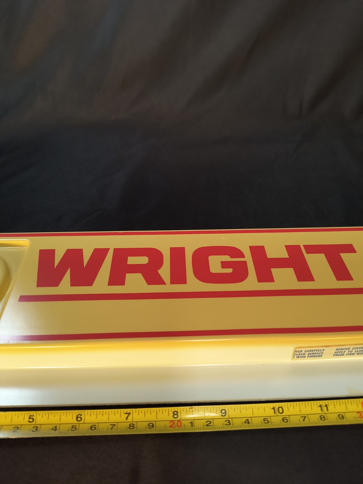 Wright Tool Sign Hot Forged Allow Steel Hardware Store Advertising Display READ