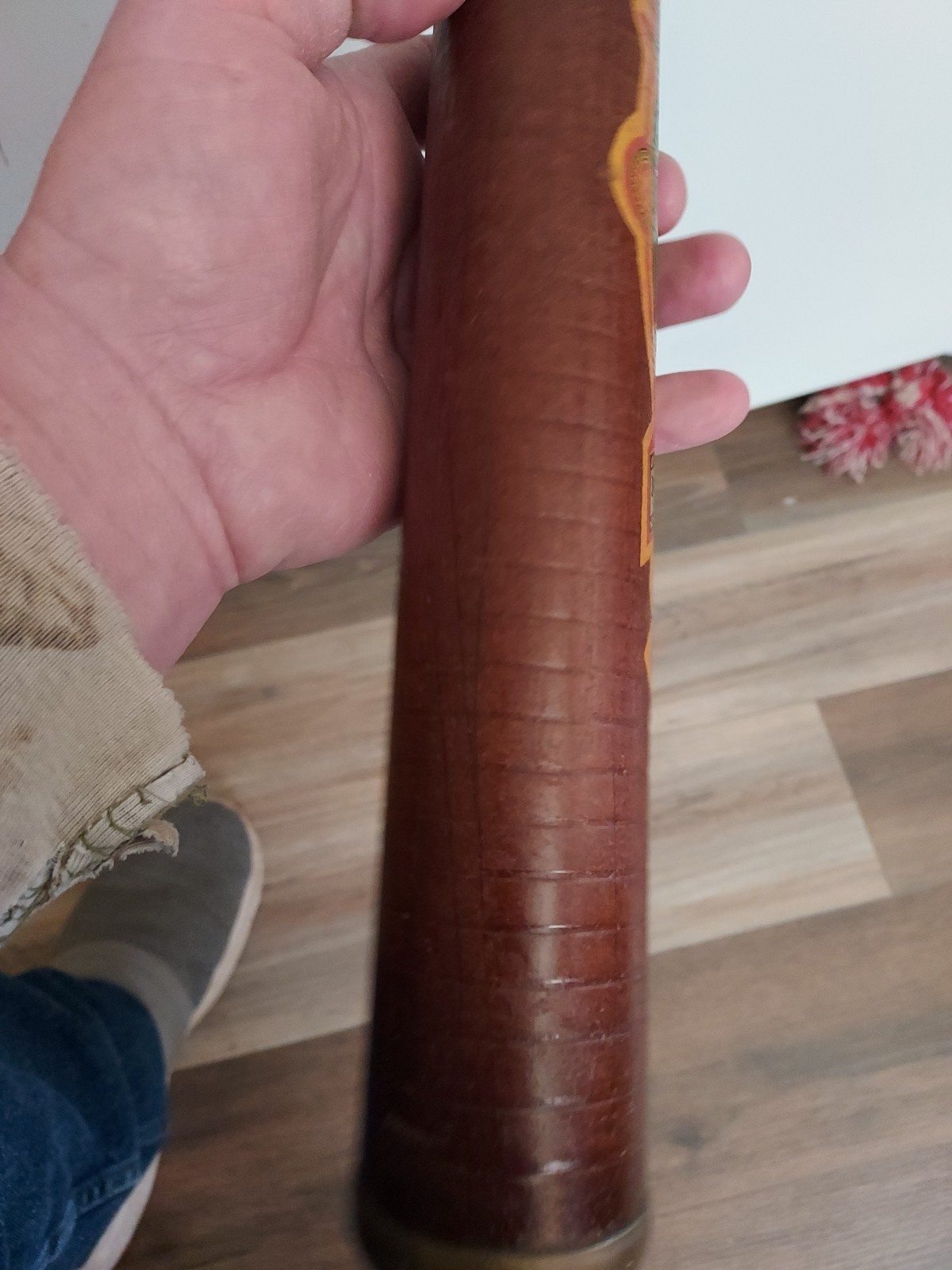 Bird and Byrd Est. 1903 Saleman Sample Bobbin Chimney with decals.